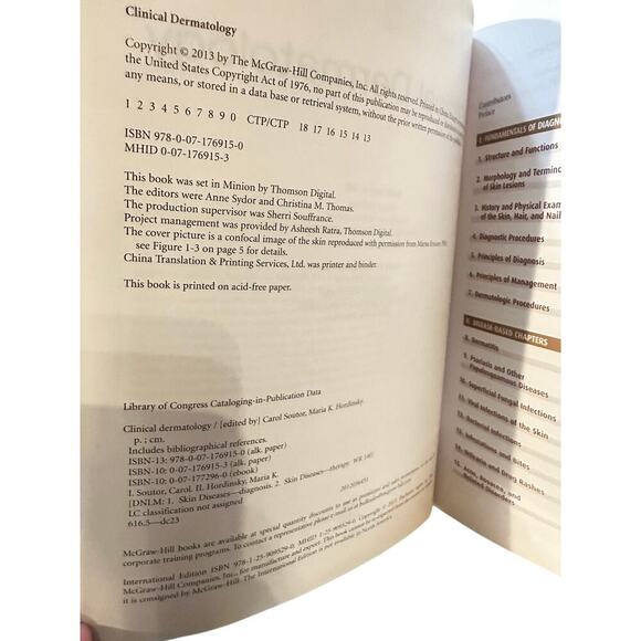 Clinical Dermatology – Carol Soutor & Maria K. Hordinsky (2013, Hard, McGraw - Picture 4 of 8